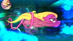 Size: 1600x900 | Tagged: safe, oc, oc:glitcher bug, pegasus, pony, glitch, solo