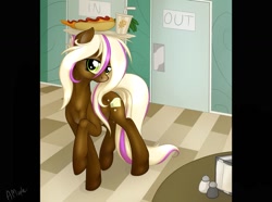 Size: 1024x760 | Tagged: safe, artist:alicemaple, oc, oc only, earth pony, pony, solo, waitress