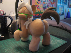 Size: 1024x768 | Tagged: safe, artist:aleximusprime, oc, oc:alex the chubby pony, earth pony, pony, butt, craft, irl, photo, plot, sculpture, wip