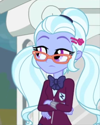 Size: 414x520 | Tagged: safe, screencap, sugarcoat, equestria girls, friendship games, cropped, crossed arms, female, solo