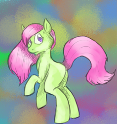 Size: 759x800 | Tagged: safe, artist:blazedthylacine, oc, earth pony, pony, bipedal, blank flank, female, mare