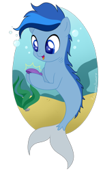 Size: 1729x2798 | Tagged: safe, artist:raspberrystudios, oc, oc only, oc:sharkbait, pony, seapony (g4), commission