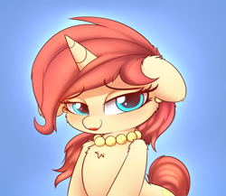 Size: 2300x2000 | Tagged: safe, artist:heavymetalbronyyeah, oc, oc:golden brooch, pony, jewelry, lipstick, necklace, solo