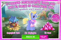 Size: 1032x685 | Tagged: safe, pony, advertisement, costs real money, gameloft, gem, mr. hoofington, official