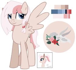 Size: 926x854 | Tagged: safe, artist:zafara1222, oc, oc:faerie floss, pegasus, pony, female, mare, offspring, parent:pinkie pie, parent:pokey pierce, parents:pokeypie, reference sheet, simple background, solo, transparent background