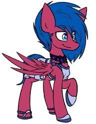 Size: 737x954 | Tagged: safe, artist:nekro-led, oc, oc:neon burst, pony, ggwealons, greek, slave