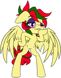 Size: 2012x2576 | Tagged: safe, artist:nekro-led, oc, oc only, oc:attraction, pegasus, pony, bipedal, blowing a kiss, blushing, cute, femboy, male, stallion, trap