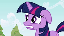 Size: 640x360 | Tagged: safe, screencap, twilight sparkle, unicorn twilight, pony, unicorn, floppy ears, solo