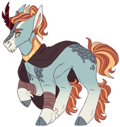 Size: 2187x2309 | Tagged: safe, artist:sleepy-nova, oc, oc only, kirin, kirin oc, male, simple background, solo, transparent background