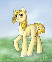 Size: 475x565 | Tagged: safe, artist:170th, oc, food pony, original species, pony, cheese, food, ponified