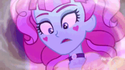 Size: 540x304 | Tagged: safe, screencap, kiwi lollipop, better together, equestria girls, sunset's backstage pass!, animated, discovery family logo, time twirler