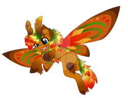 Size: 800x619 | Tagged: safe, artist:fuyusfox, oc, oc:leaf pile, original species, male, palindrome get, wysp