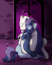 Size: 2000x2500 | Tagged: safe, artist:pushroom, oc, oc:crystal eve, oc:crystaleve, pony, toriel, undertale