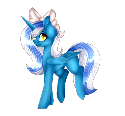 Size: 1024x955 | Tagged: safe, artist:xpastel-lightytx, oc, oc:fleurbelle, alicorn, pony, adorable face, alicorn oc, bow, cute, female, hair bow, mare, simple background, transparent background, wingding eyes