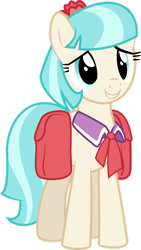 Size: 672x1188 | Tagged: safe, artist:canon-lb, coco pommel, pony, rarity takes manehattan, cocobetes, cute, happy, simple background, solo, transparent background, vector