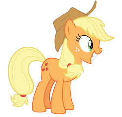 Size: 12544x12000 | Tagged: safe, artist:vvolllovv, derpibooru import, applejack, earth pony, pony, hat, simple background, solo, transparent background, vector