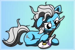 Size: 2172x1455 | Tagged: safe, artist:friendshipismetal777, screw loose, pony, behaving like a dog, chewing, cute, cuteloose, drool, eating, electric guitar, guitar, prone, solo