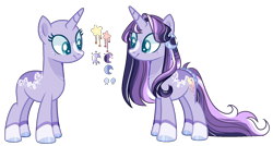 Size: 1858x994 | Tagged: safe, artist:manella-art, oc, oc:moonlight sparkle, pony, unicorn, bald, base used, female, magical lesbian spawn, mare, offspring, parent:princess luna, parent:twilight sparkle, parents:twiluna, simple background, solo, transparent background