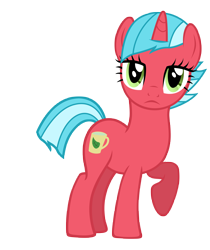 Size: 6912x8240 | Tagged: safe, artist:aborrozakale, oc, oc:green tea, pony, unicorn, absurd resolution, female, mare, raised hoof, simple background, solo, transparent background, vector