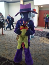 Size: 1536x2048 | Tagged: safe, photographer:weedhorselmao, mare do well, tree hugger, human, 4chan cup, best pony, bronycon, clothes, cosplay, costume, irl, irl human, photo