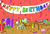 Size: 1024x703 | Tagged: safe, artist:superdashiebros, derpibooru import, applejack, granny smith, earth pony, pony, banner, birthday, cake, confetti, cupcake, food, happy birthday, hug, present