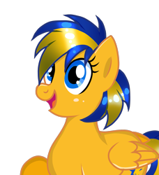 Size: 2233x2449 | Tagged: safe, artist:doraeartdreams-aspy, oc, oc:flare spark, pegasus, pony, simple background, solo, transparent background