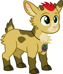 Size: 829x964 | Tagged: safe, artist:vector-brony, oc, oc:vector, goat, goatified, species swap, vector