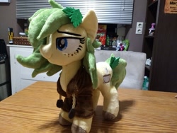 Size: 1280x960 | Tagged: safe, artist:baraka1980, oc, oc:nettle vienna, earth pony, pony, female, irl, mare, photo, plushie, solo