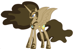 Size: 1920x1246 | Tagged: safe, edit, doctor whooves, nightmare moon, the doctoress, alicorn, pony, alicornified, doctor whoovesicorn, ethereal mane, female, fusion, helmet, hoof shoes, mare, nightmare whooves, nightmarified, palette swap, peytral, ponyar fusion, race swap, recolor, rule 63, simple background, solo, transparent background, vector, vector edit