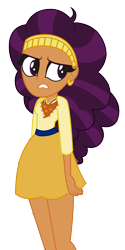 Size: 1106x2211 | Tagged: safe, artist:conikiblasu-fan, edit, saffron masala, equestria girls, equestria girls-ified, vector