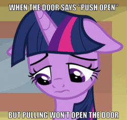 Size: 507x478 | Tagged: safe, edit, edited screencap, screencap, twilight sparkle, twilight sparkle (alicorn), alicorn, the point of no return, bust, cropped, cute, floppy ears, sad, sadorable, solo, text, twiabetes