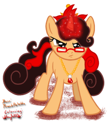 Size: 426x468 | Tagged: safe, artist:arylett-charnoa, artist:peachpalette, oc, oc only, oc:artsy dreamscapes, pony, unicorn, shifted, solo