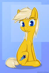 Size: 1000x1500 | Tagged: safe, artist:umgaris, oc, oc only, oc:lightning star, earth pony, pony, solo