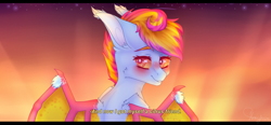 Size: 4246x1975 | Tagged: safe, artist:honeybbear, oc, bat pony, pony, bust, female, mare, portrait, solo