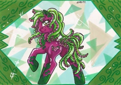 Size: 900x635 | Tagged: safe, artist:imaranx, oc, oc:octipanties, pony, tentacle hair