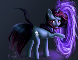 Size: 1024x793 | Tagged: safe, artist:kyuu-mun, oc, pony, unicorn, portal