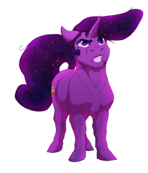 Size: 1500x1755 | Tagged: safe, artist:blueharuka, oc, oc:purple majesty, pony, unicorn