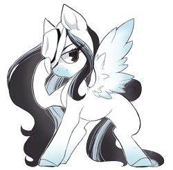 Size: 1224x1200 | Tagged: safe, artist:missclaypony, oc, oc:belle rose, pegasus, pony, female, hat, mare, simple background, solo, transparent background