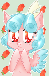 Size: 522x800 | Tagged: safe, artist:ch0c0butt, cozy glow, pegasus, pony, female, filly, solo