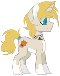 Size: 1483x1863 | Tagged: safe, artist:otakuchicky1, oc, oc:tedd e. bear, pony, unicorn, male, simple background, solo, stallion, transparent background