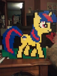 Size: 1200x1600 | Tagged: safe, artist:zoepants, oc, oc only, oc:twilight, pony, unicorn, custom, irl, lego, photo, toy