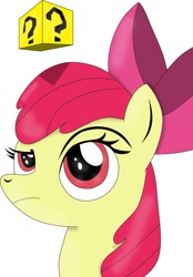 Size: 745x1072 | Tagged: safe, artist:bakanato, apple bloom, earth pony, pony, bust, female, filly, solo