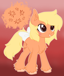 Size: 1024x1225 | Tagged: safe, artist:dreamilil, earth pony, pony, g1, bow, female, g1 to g4, generation leap, mare, rayito, solo, tail bow