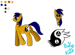 Size: 1048x762 | Tagged: safe, artist:bakanato, oc, oc only, oc:bakinha, earth pony, pony, male, solo, stallion