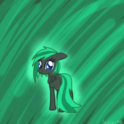 Size: 960x960 | Tagged: safe, artist:sludge888, oc, oc:illume, pegasus, pony, looking back, solo