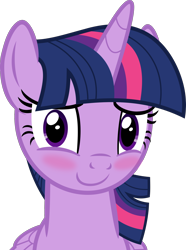 Size: 1500x2014 | Tagged: safe, alternate version, artist:jp, derpibooru exclusive, twilight sparkle, twilight sparkle (alicorn), alicorn, pony, better together, equestria girls, spring breakdown, .svg available, blushing, cute, female, looking at you, mare, simple background, smiling, solo, svg, transparent background, twiabetes, vector