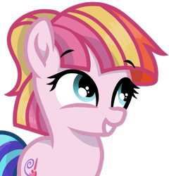 Size: 767x798 | Tagged: safe, artist:rainbow eevee, toola roola, pony, cute, female, filly, roolabetes, simple background, smiling, solo, transparent background