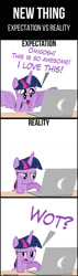 Size: 478x1673 | Tagged: safe, artist:mrkat7214, twilight sparkle, twilight sparkle (alicorn), alicorn, pony, comic:twilight vs. computer, comic, computer, laptop computer, looking at you, solo, squishy cheeks, starry eyes, twilight is not amused, unamused, wingding eyes