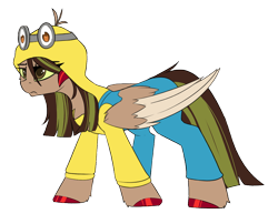 Size: 956x773 | Tagged: safe, artist:beardie, oc, oc only, oc:helemaranth, pony, clothes, costume, cursed, cute