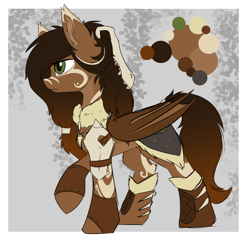 Size: 1746x1686 | Tagged: safe, artist:beardie, oc, oc only, oc:nightfall, bat pony, pony, abstract background, bat pony oc, boots, clothes, commission, cute, reference sheet, shoes, solo, tribal